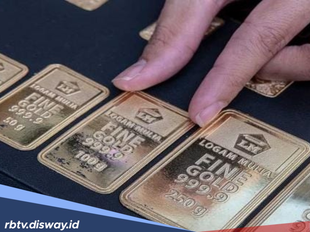 Update Harga Emas Batangan Jelang Puasa, Antam Kembali Turun