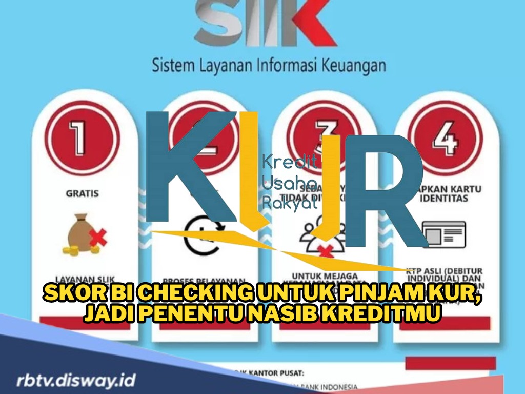 Ini Skor BI Checking untuk Pinjam KUR, Penentu Nasib Pengajuan Kreditmu 
