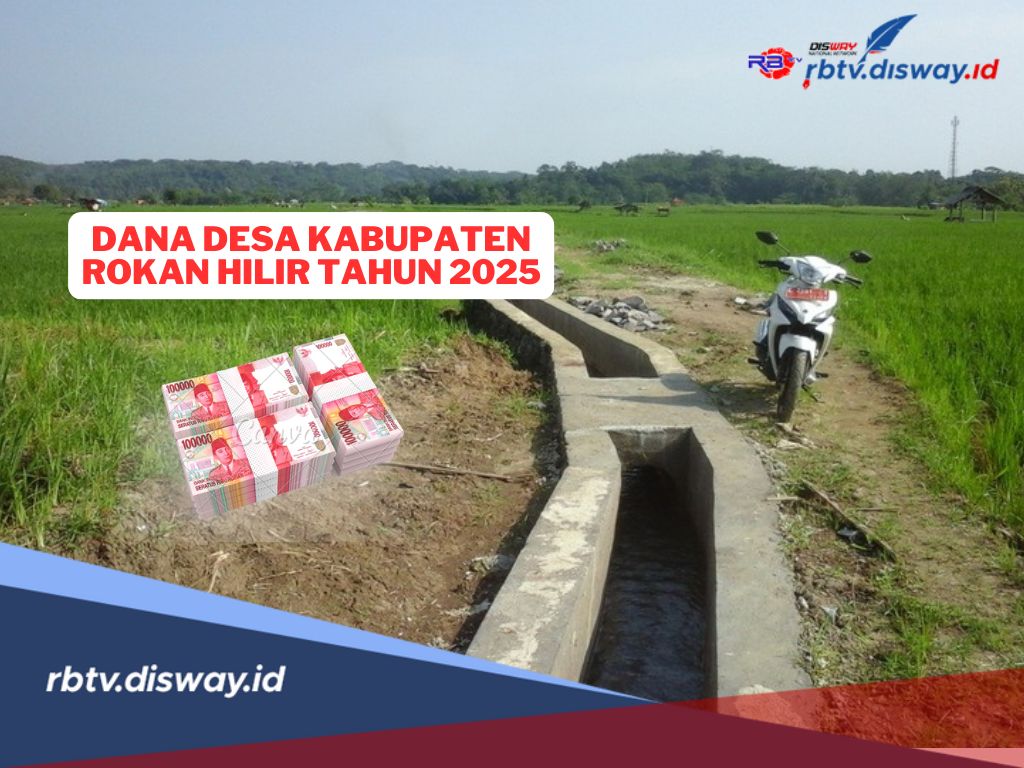 Rincian Dana Desa di Kabupaten Rokan Hilir Tahun 2025, Rata-rata Terima Anggaran Segini 