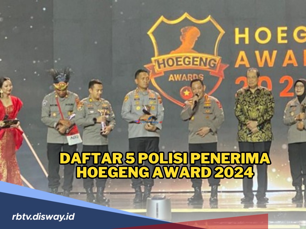 Daftar 5 Polisi Penerima Hoegeng Award 2024, Salah Satunya Perwira dari Sumatera