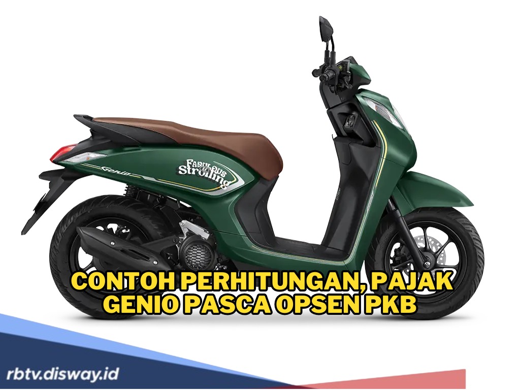 Opsen PKB Sudah Berlaku di 2025, Ini Perhitungan Pajak Honda Genio 