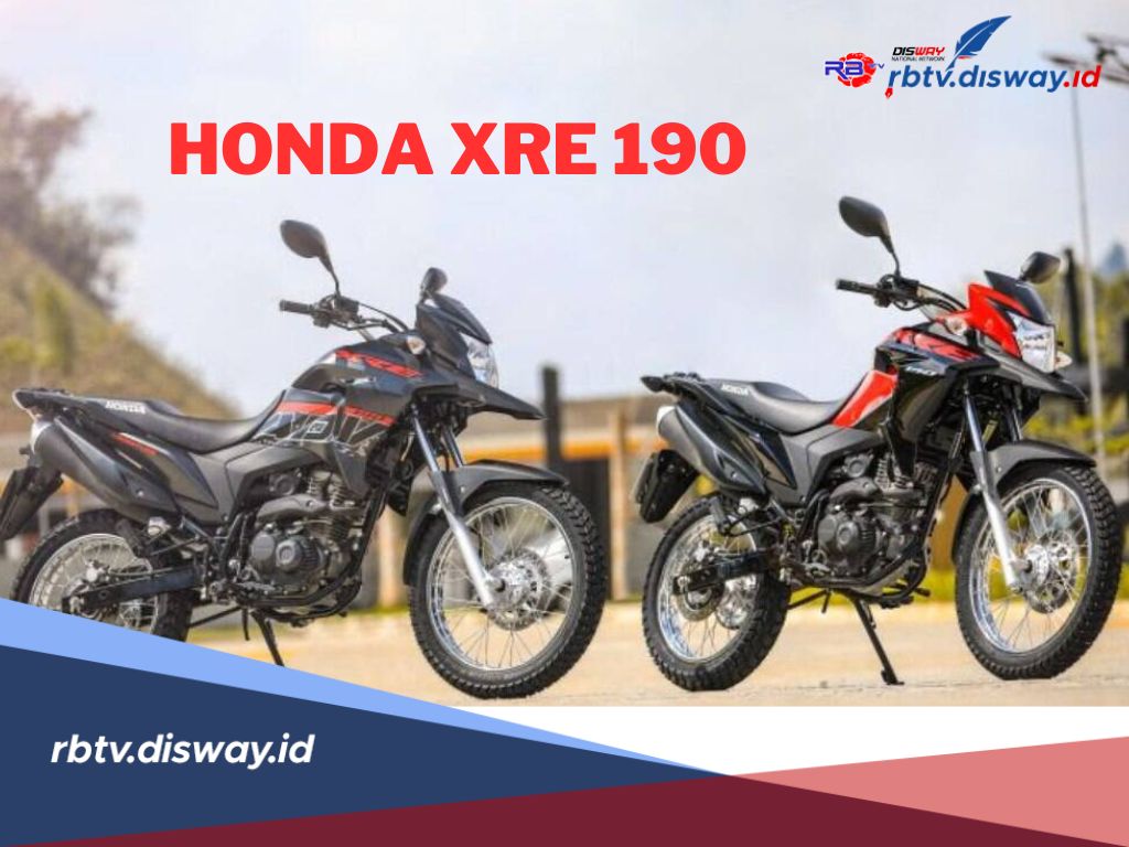 Honda XRE 190 2025 Meluncur, Motor Adventure dengan Desain Modern, Segini Harganya 