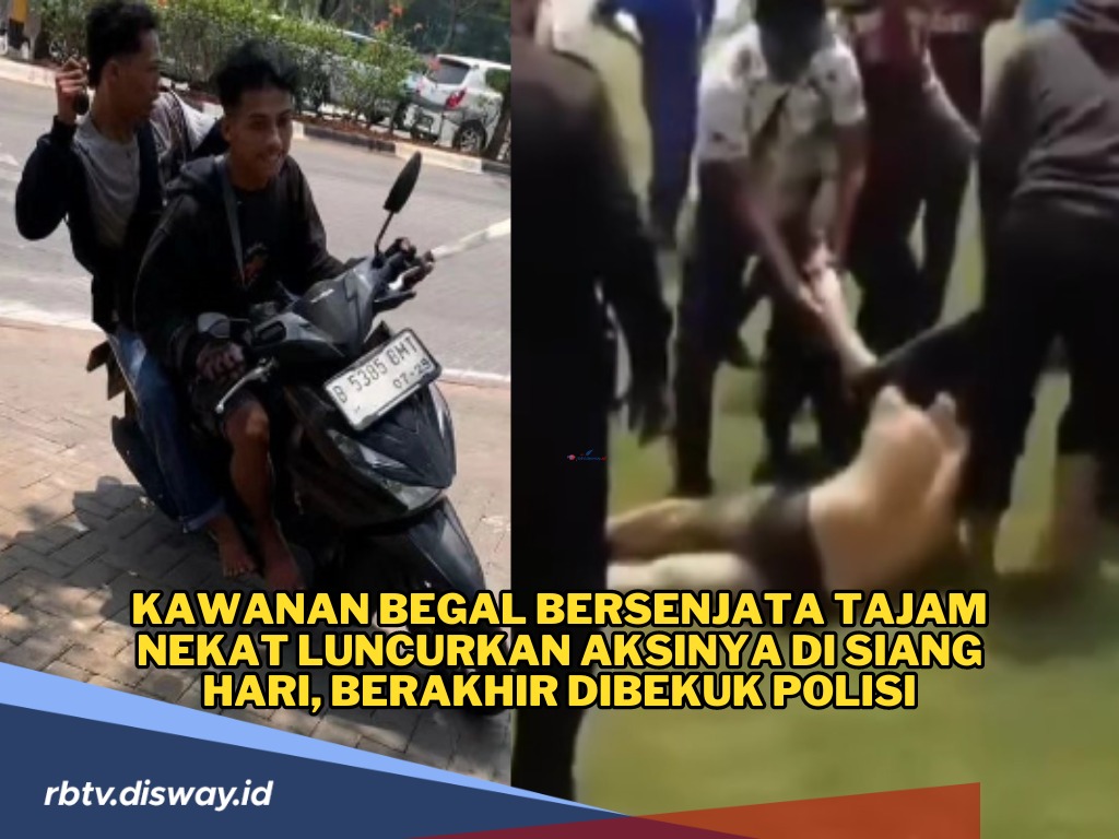 Kawanan Begal Bersenjata Tajam Nekat Luncurkan Aksi Siang Hari di Jakarta, Sempat Lukai Petugas