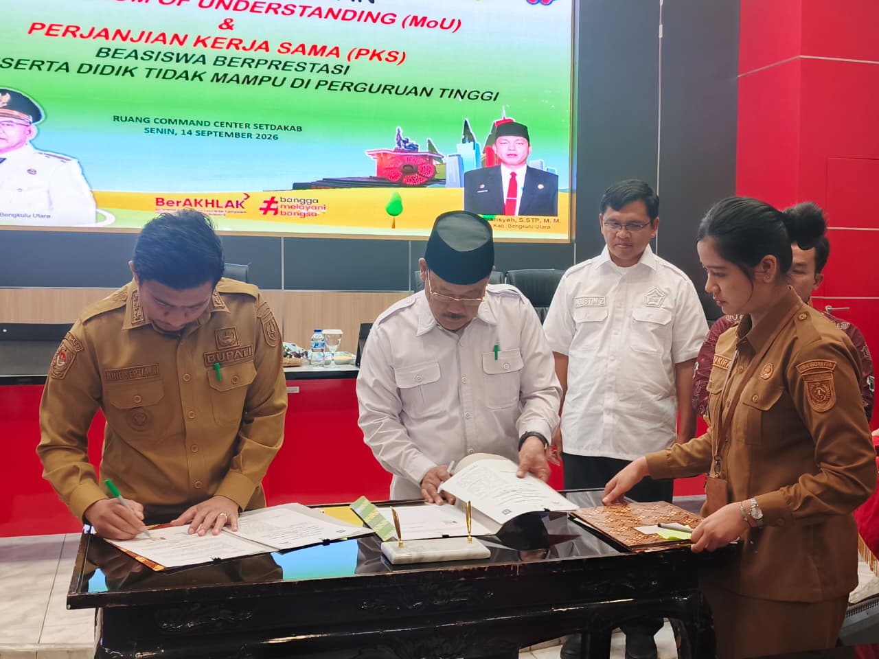 Jalin MoU dengan Universitas, Pemkab Bengkulu Utara Mulai Realisasikan Program Beasiswa 