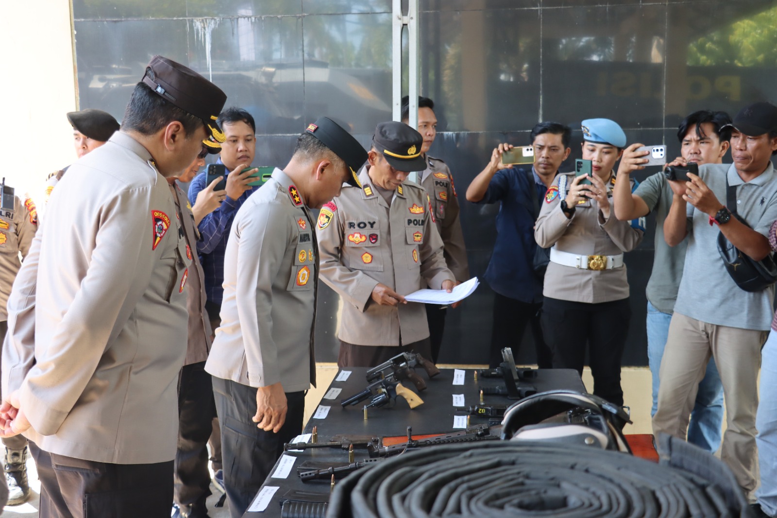 Kapolda Bengkulu Irjen Pol Mardiyono Datangi Polresta untuk Melakukan Pemeriksaan