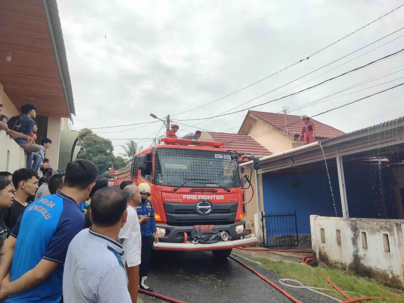 Rumah Terbakar di Citandui Kota Bengkulu, Anak Pemilik Rumah lagi Istirahat Siang