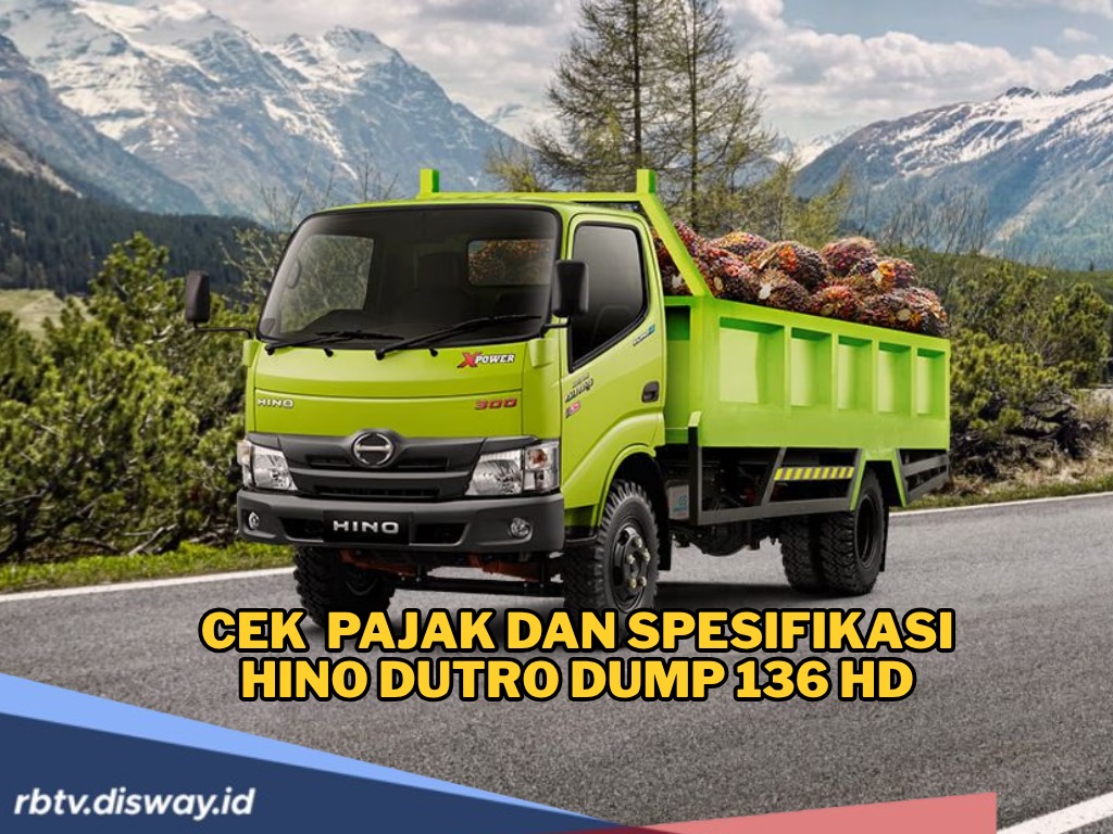 Mau Beli Hino Dutro Dump 136 HD? Cek Dulu Pajak Tahunan dan Spesifikasinya di Sini