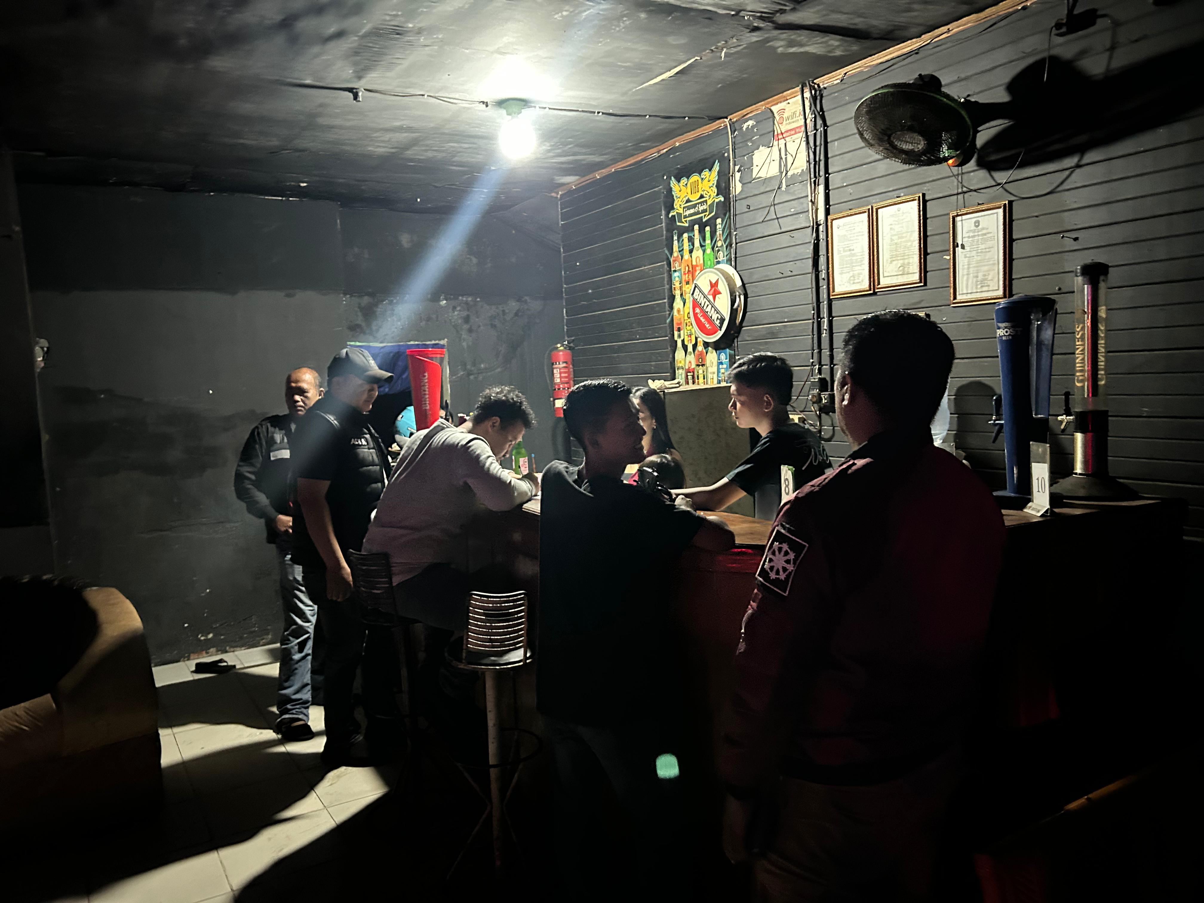 Ops Pekat Nala, Kapolsek Ratu Agung Datangi Cafe dan Tempat Tongkrongan Remaja