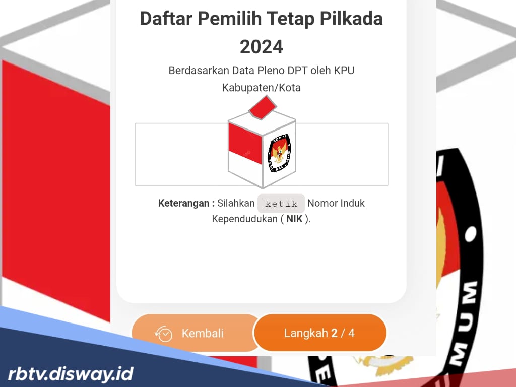 Cara Mengecek DPT Online untuk Pilkada Bengkulu 2024, Apakah Anda Terdaftar Sebagai Pemilih