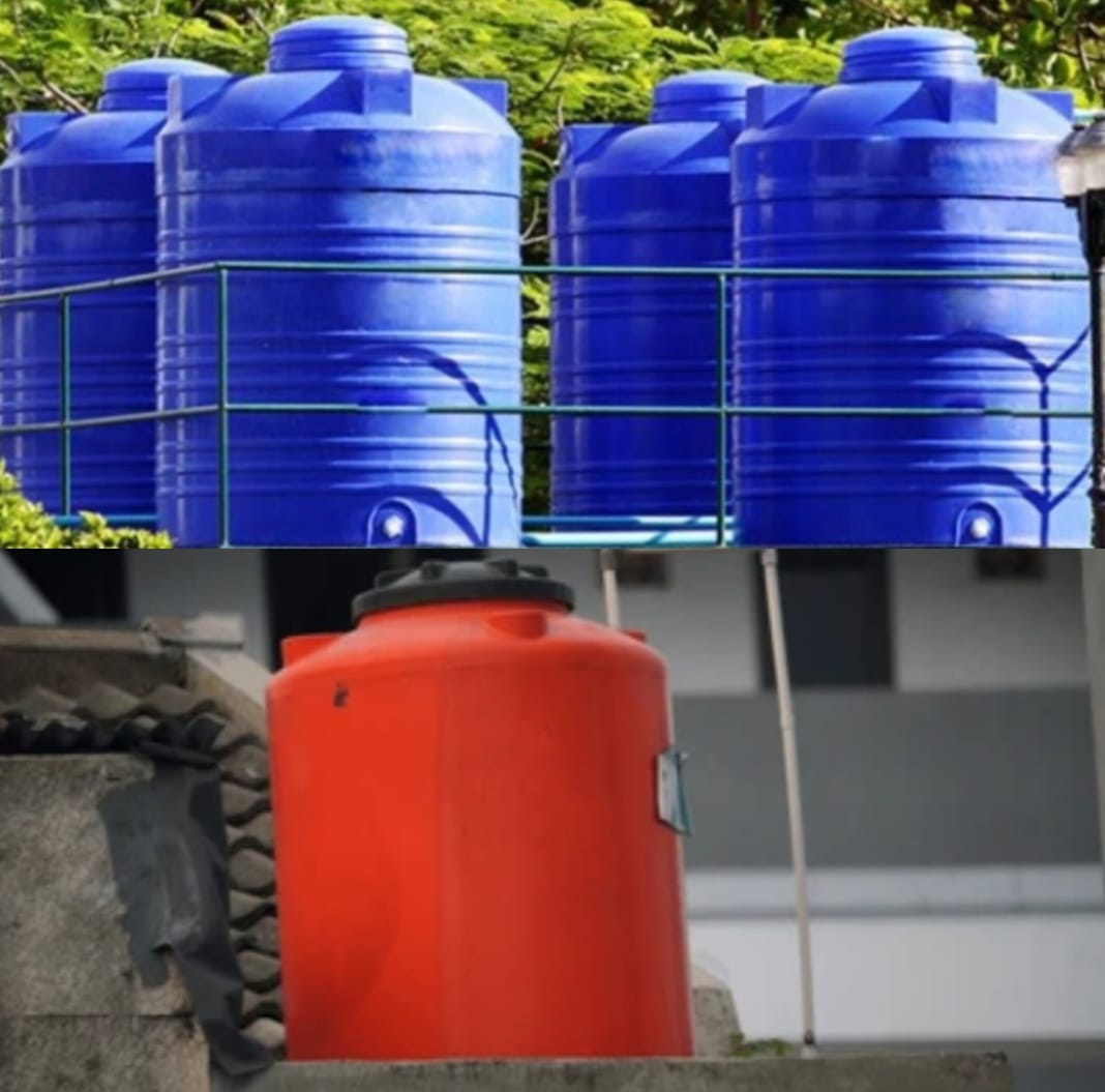 Cari Tandon Air Pertumbuhan Lumut Sedikit? Coba Cek Perbedaan Warna Orange dan Biru Berikut 