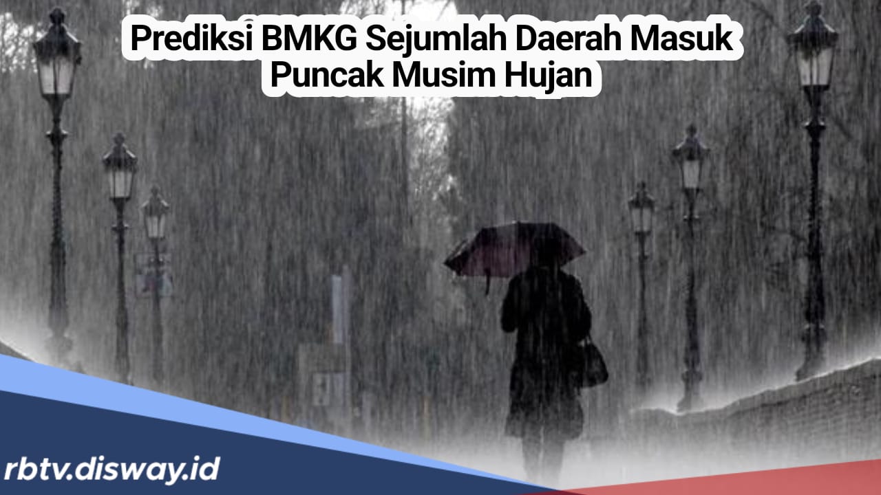 Prediksi BMKG 2024, Wilayah Bakal Masuk Puncak Musim Hujan