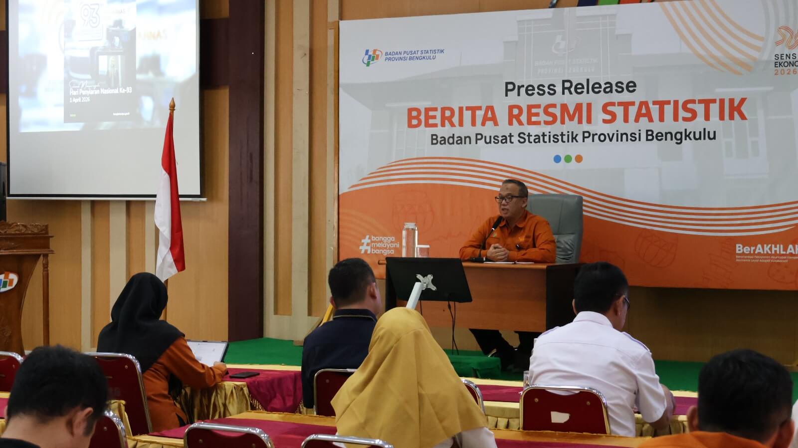 Inflasi di Provinsi Bengkulu Capai 0,28% Periode Januari-Maret 2026
