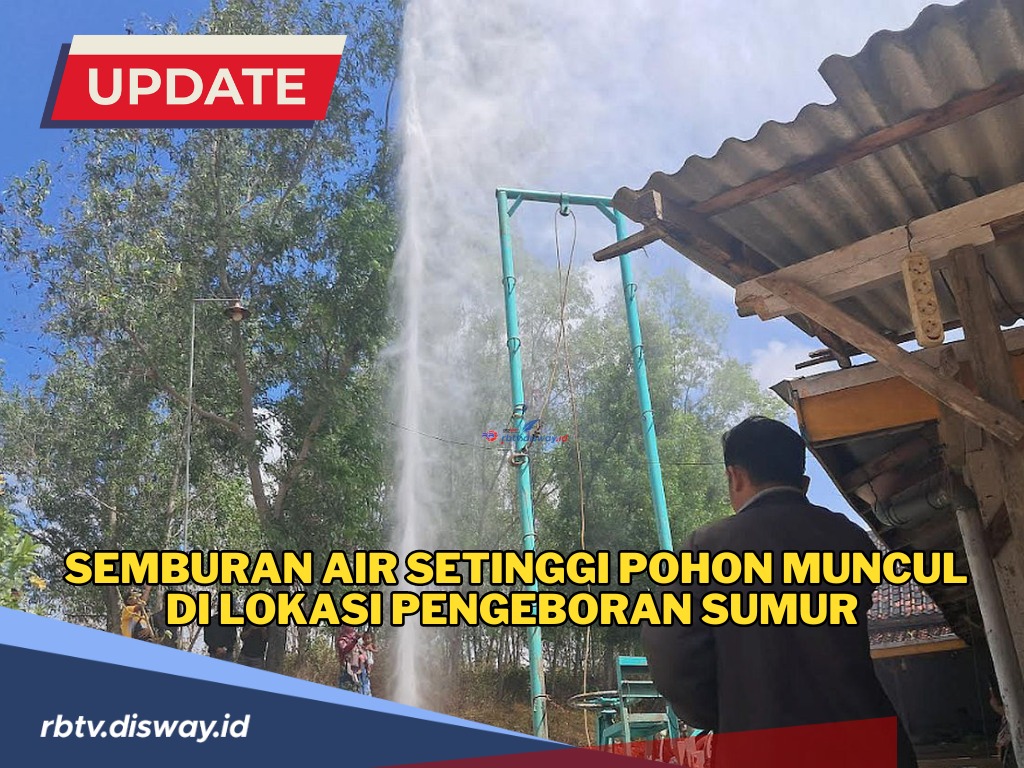 Semburan Air Setinggi 15 Meter Gegerkan Warga, Apa Penyebabnya? 