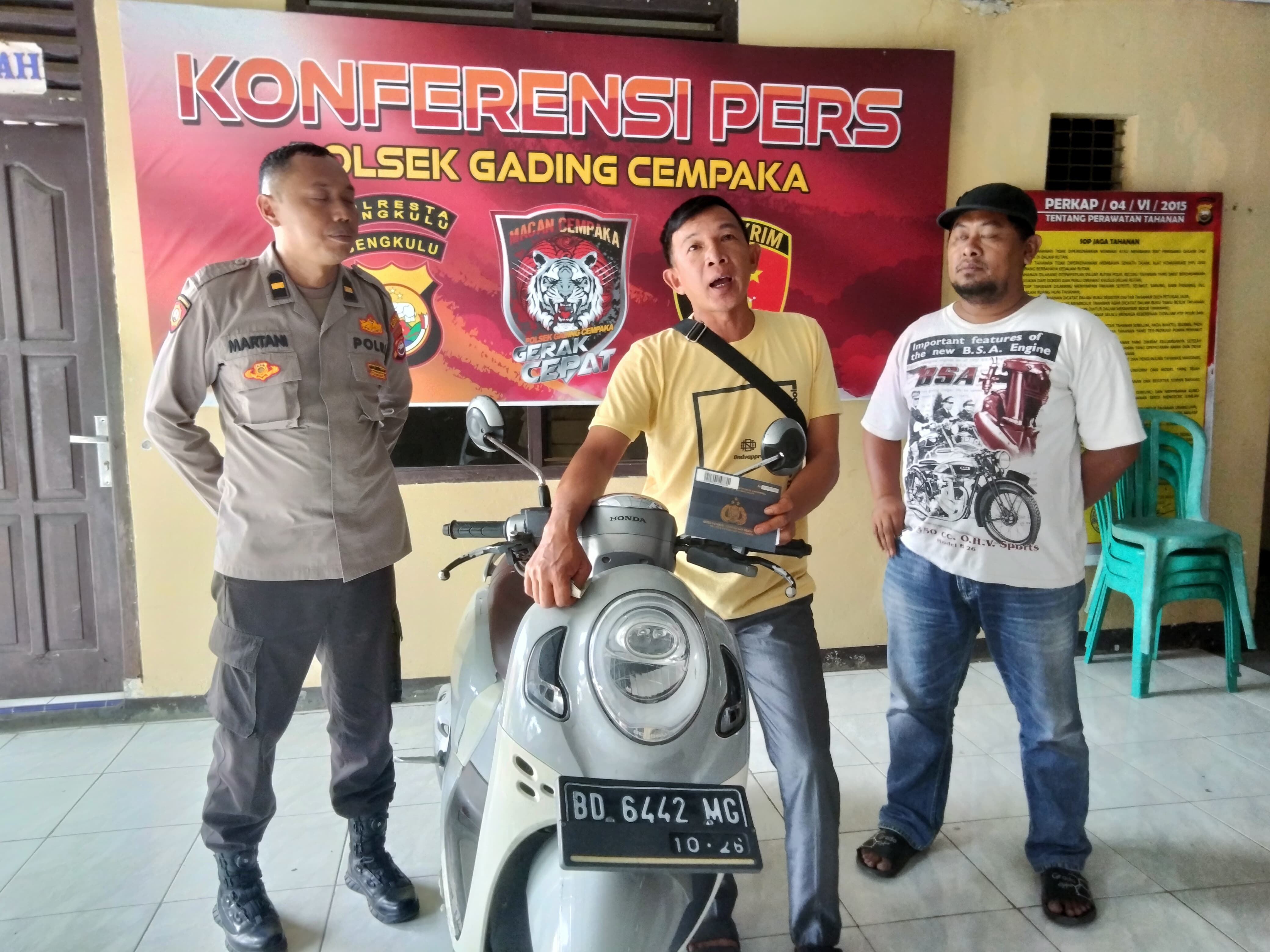 Ternyata Ini Pemilik Motor Honda Scoopy yang Diamankan Warga Perum BTN