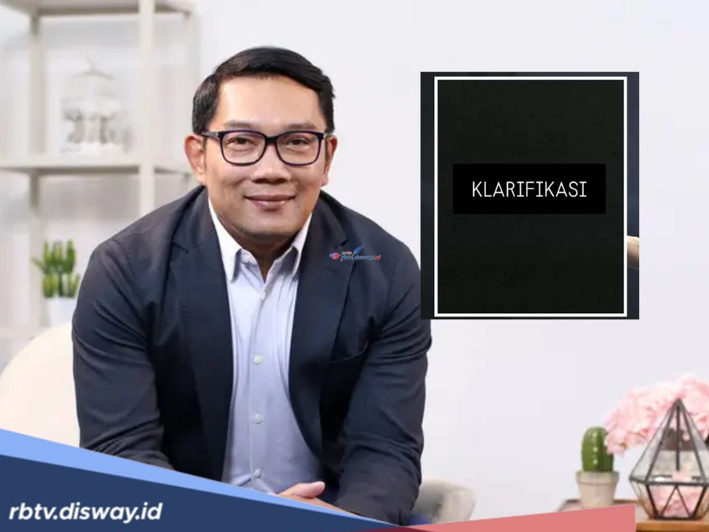 Usai Klarifikasi dan Tepis Isu Perselingkuhan, Ridwan Kamil Siap Tempuh Jalur Hukum