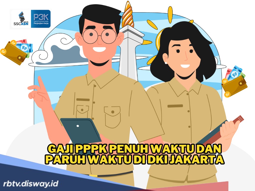 Gaji PPPK Penuh Waktu dan Paruh Waktu di DKI Jakarta, Cek Daerah Mana yang Gaji Paling Tinggi dan Rendah