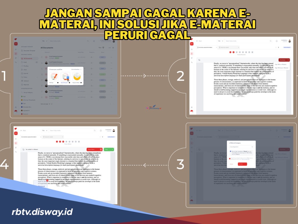 Untuk Para Pelamar CPNS, Jangan Sampai Gagal Karena e-Meterai, Ini Solusi Jika e-Meterai Peruri Gagal