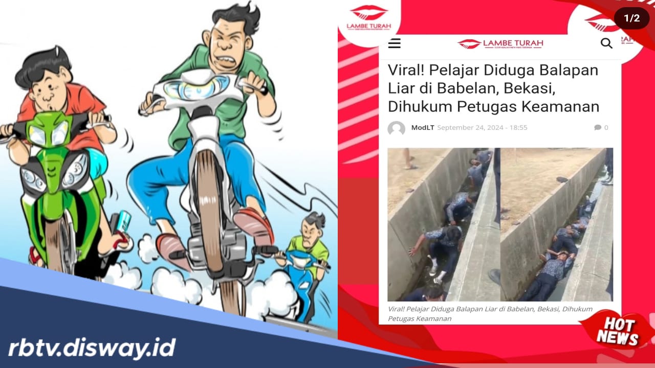 Heboh, Sejumlah Siswa SMP Dihukum Tidur di Selokan, Gegera Lakukan Aksi Ini...