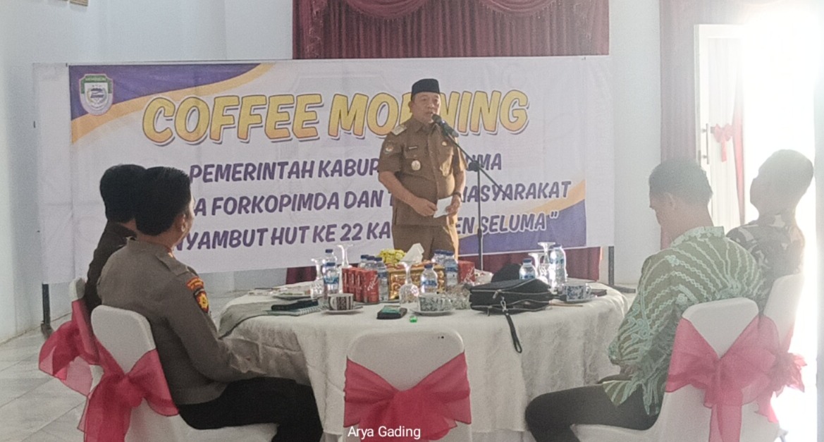 Wabup Seluma Gelar Coffee Morning Membahas Hut Kabupaten Seluma ke 22 Tahun