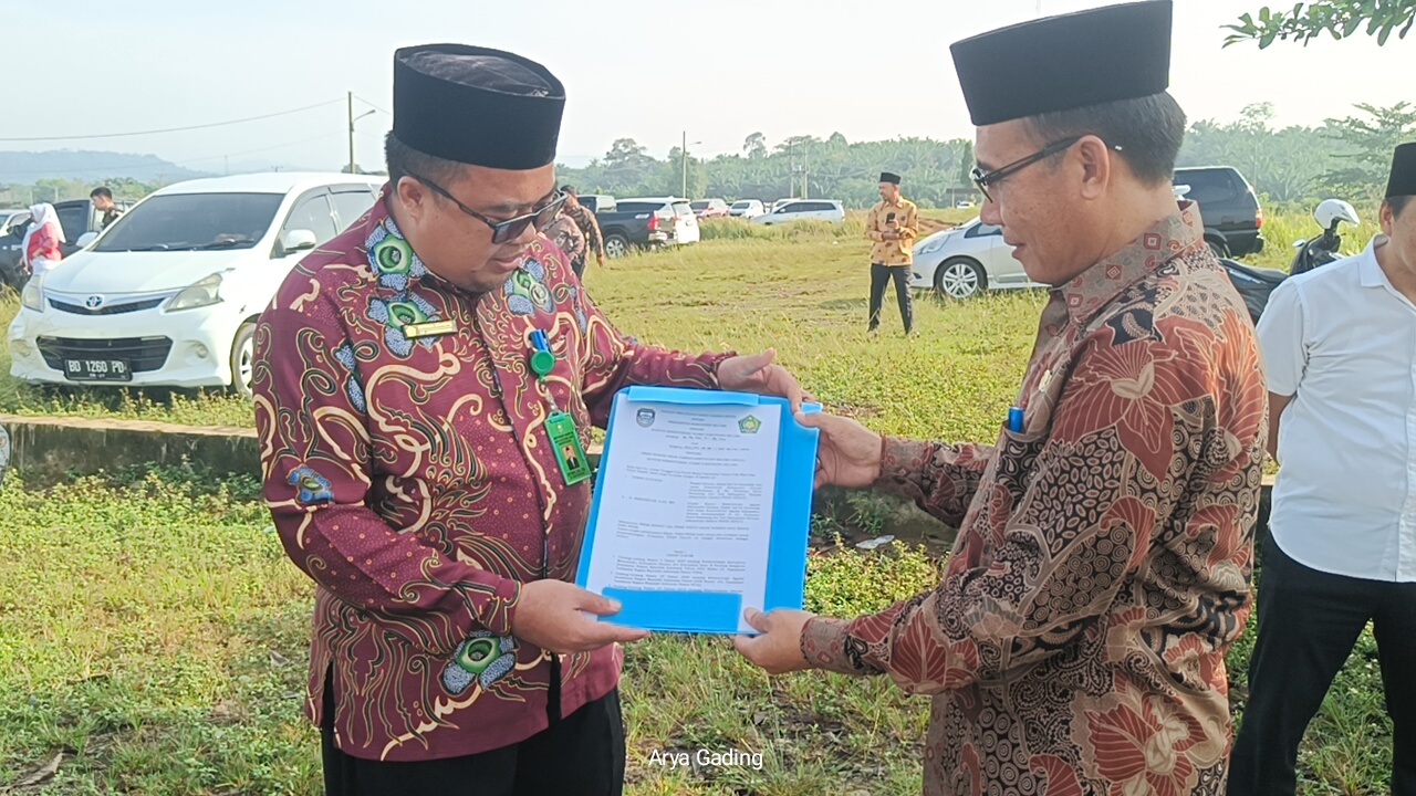 Tahun 2025 Sekolah MAN 3 Tais Dibangun, Kemenag Seluma Resmi Terima NPHD