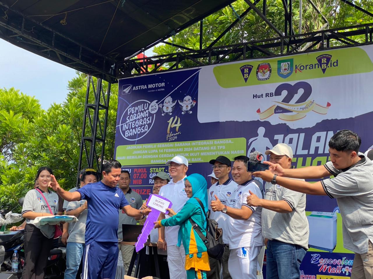 Ini Dia 5 Pemenang Hadiah Utama Jalan Sehat HUT ke-22 Harian Rakyat Bengkulu