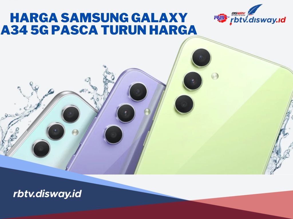 Makin Murah! Segini Harga Samsung Galaxy A34 5G Terbaru Pasca Turun Harga