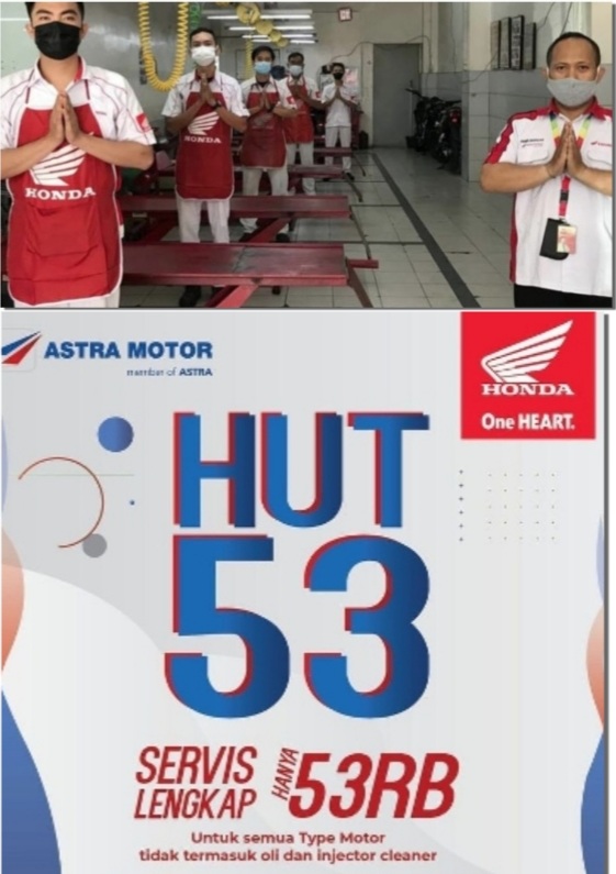 HUT Astra Motor Ke-53, Diskon Servis Rp 53.000