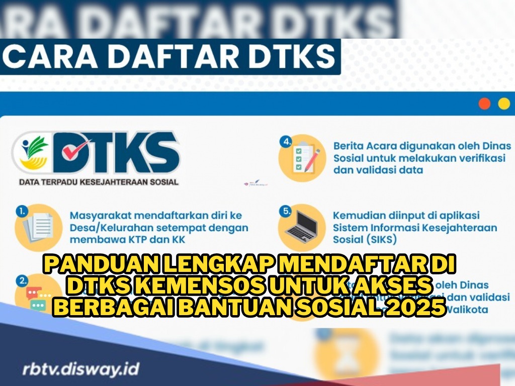 Begini Cara Mendaftar di DTKS Kemensos untuk Terima Berbagai Bansos 2025, Bisa Lewat Online