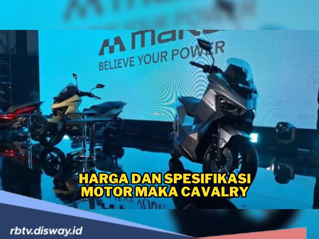 Harga dan Spesifikasi Maka Cavalry, Motor Listrik dengan Teknologi Futuristik 