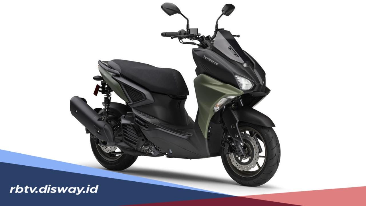 Resmi Meluncur, Segini Harga Yamaha X-Force, Motor Skutik dengan Desain Sporty