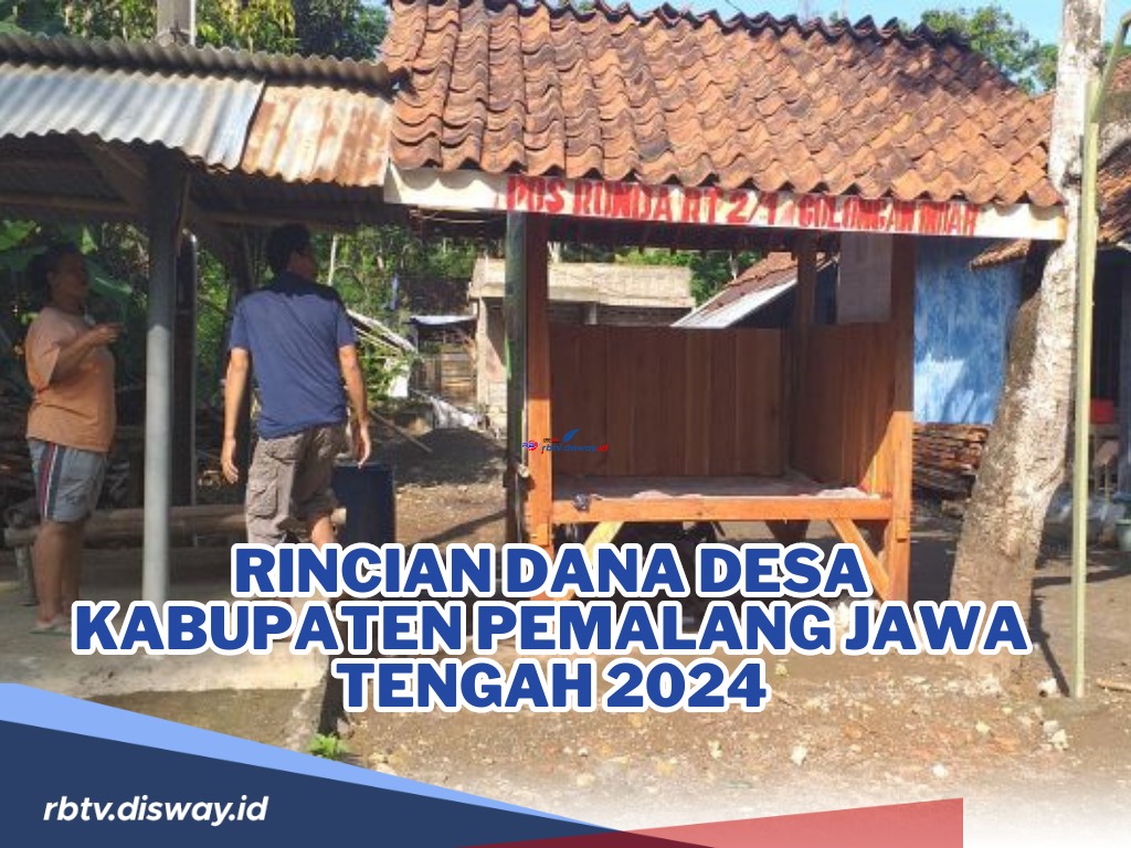 Rincian Dana Desa di Kabupaten Pemalang Jawa Tengah Tahun 2024, Cek Desa dengan Dana Terbesar