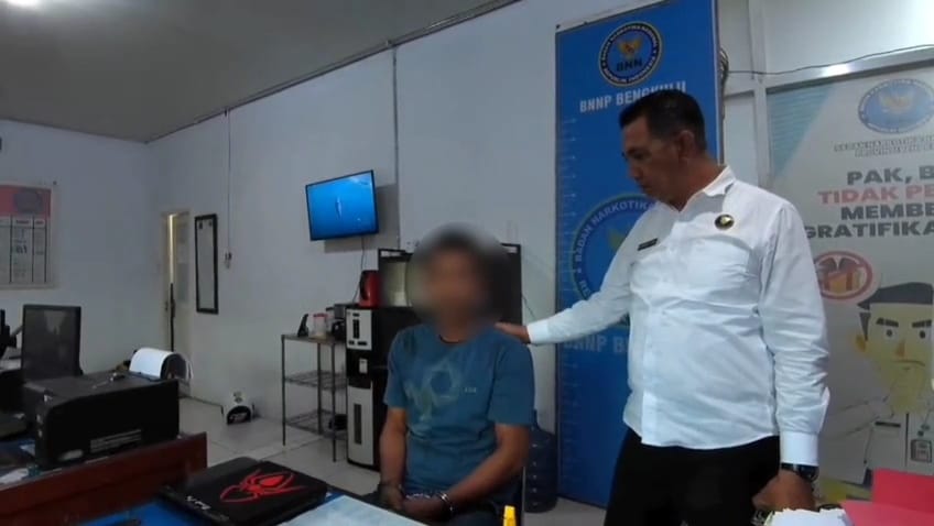 BNNP Bengkulu Tangkap DPO Bandar Sabu Jaringan Nasional di Kabupaten Aceh Utara 