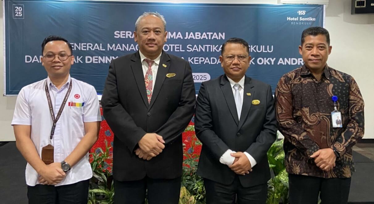 Serah Terima Jabatan General Manager Hotel Santika Bengkulu