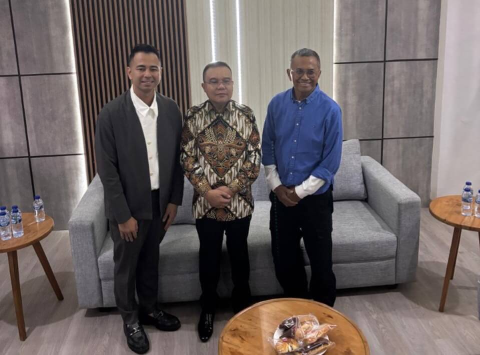 Sufmi Dasco dan Raffi Ahmad Kunjungi Kantor Disway, Dahlan Iskan Sambut Hangat