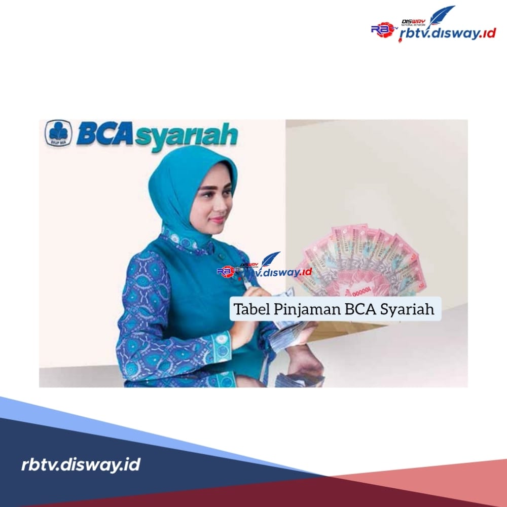 Tabel Pinjaman BCA Syariah, Bayar Angsuran Sampai 8 Tahun, Syarat dan Cara Pengajuan