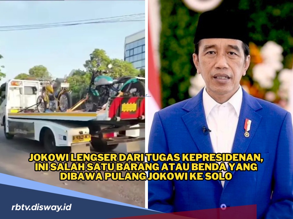 Jokowi Lengser, Ini Salah Satu Benda yang Dibawa Pulang Jokowi ke Solo