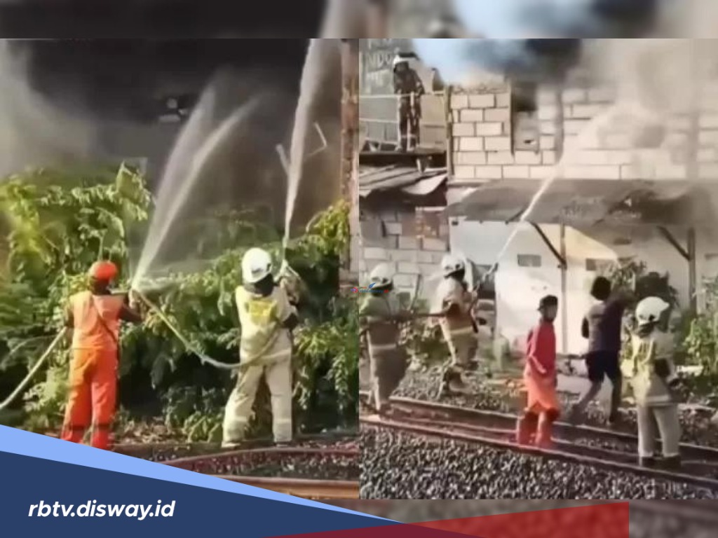 Sedang Padamkan Api Tiba-tiba Petugas Damkar Mundur, Gegara Bangunan Ini Meledak, 6 Orang Terluka! 