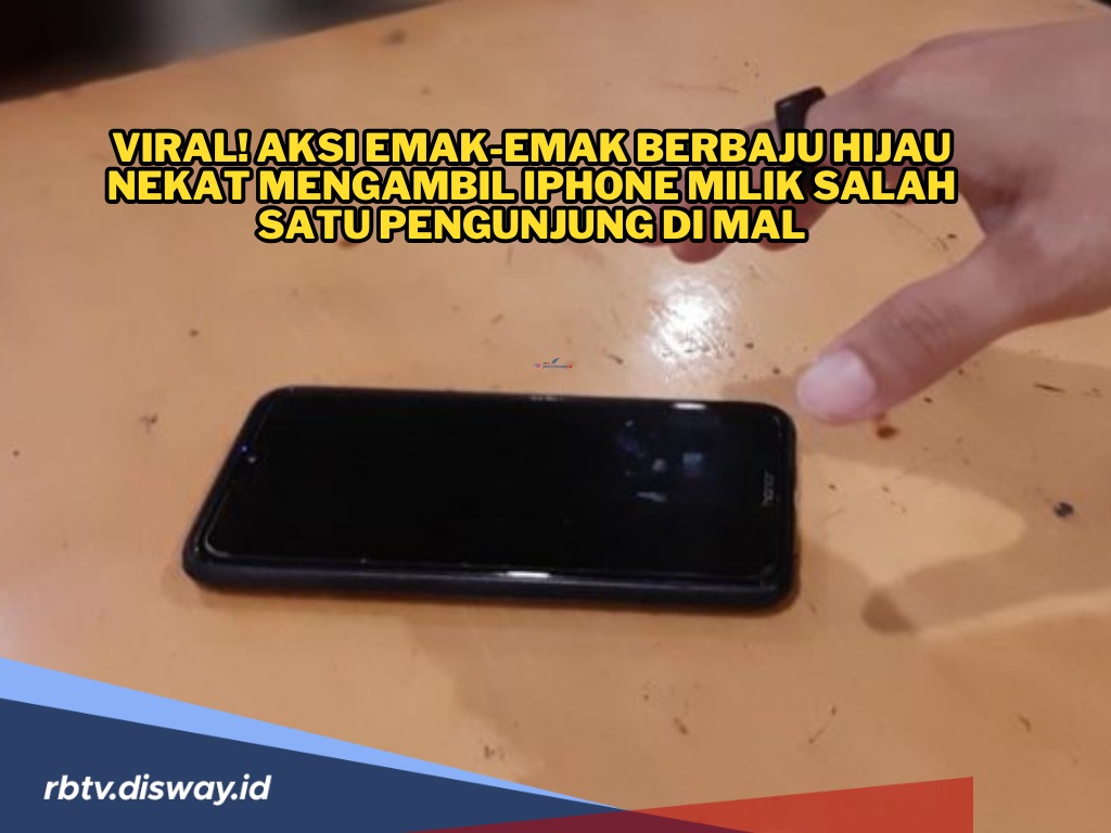 Emak-emak Nekat Curi HP di Mall, Awalnya Bantah Mencuri dan Akhirnya Mewek di Kantor Polisi