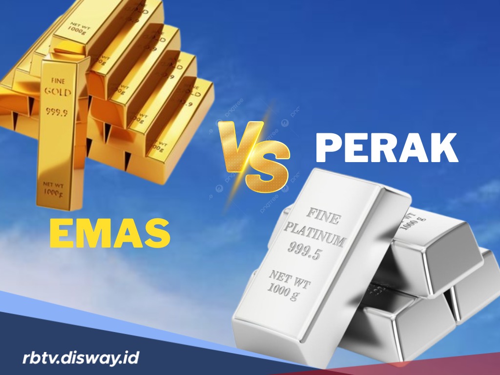 Kilauan Emas vs Perak untuk Investasi, Baiknya Pilih yang Mana?  