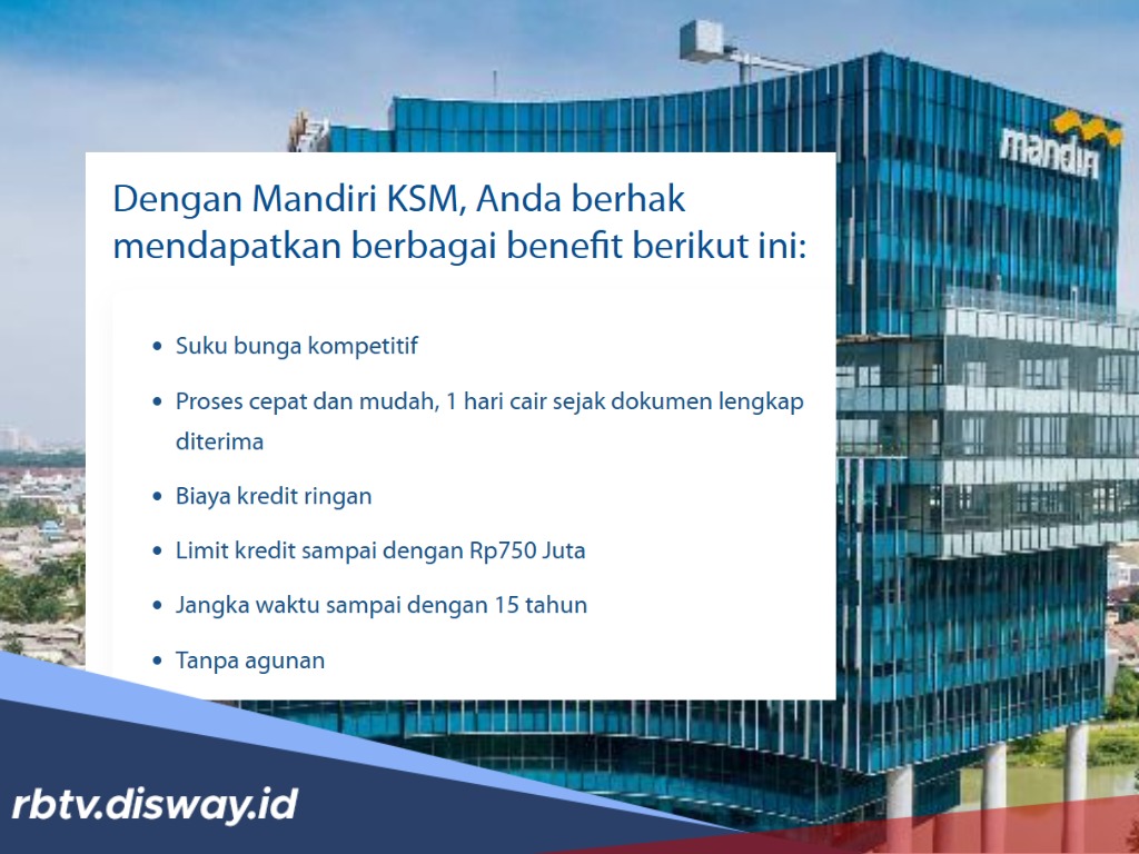 Jenis Pinjaman KSM Bank Mandiri, Pilih Sesuai Kebutuhan