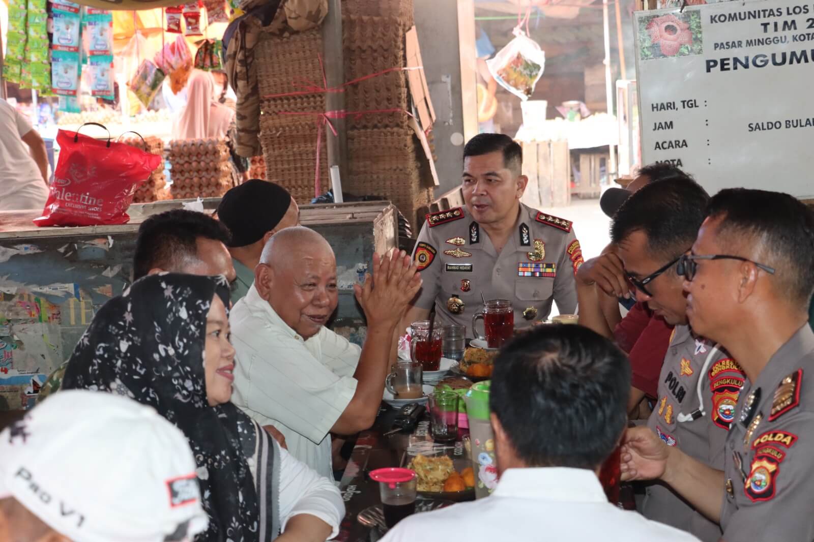 Kumpul Bareng Warga, Kapolresta Bengkulu Perkuat Sinergi dan Serap Aspirasi Masyarakat