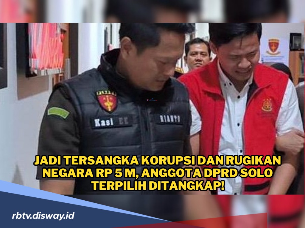 Anggota DPRD Solo Ditahan Jaksa, Begini Modusnya untuk Korupsi Anggaran Dana Hibah Atlet Disabilitas