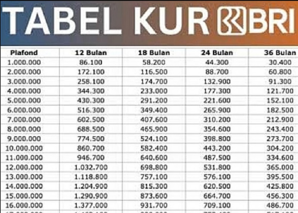 Kalau Pinjam KUR BRI Rp 25 Juta Dijamin Tidak akan Berat Bayar Angsurannya, Cuma Rp 541 Ribu