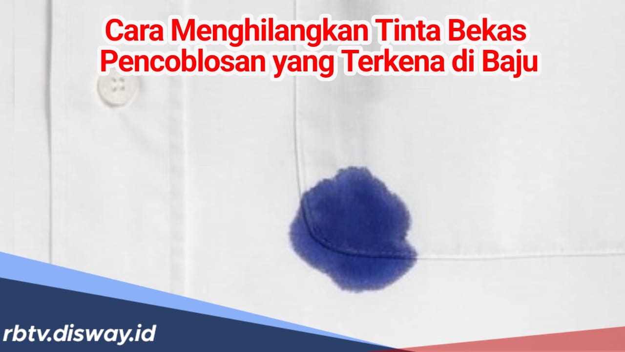 Cara Menghilangkan Noda Tinta Ungu Pilkada di Pakaian, Aman dan Efektif