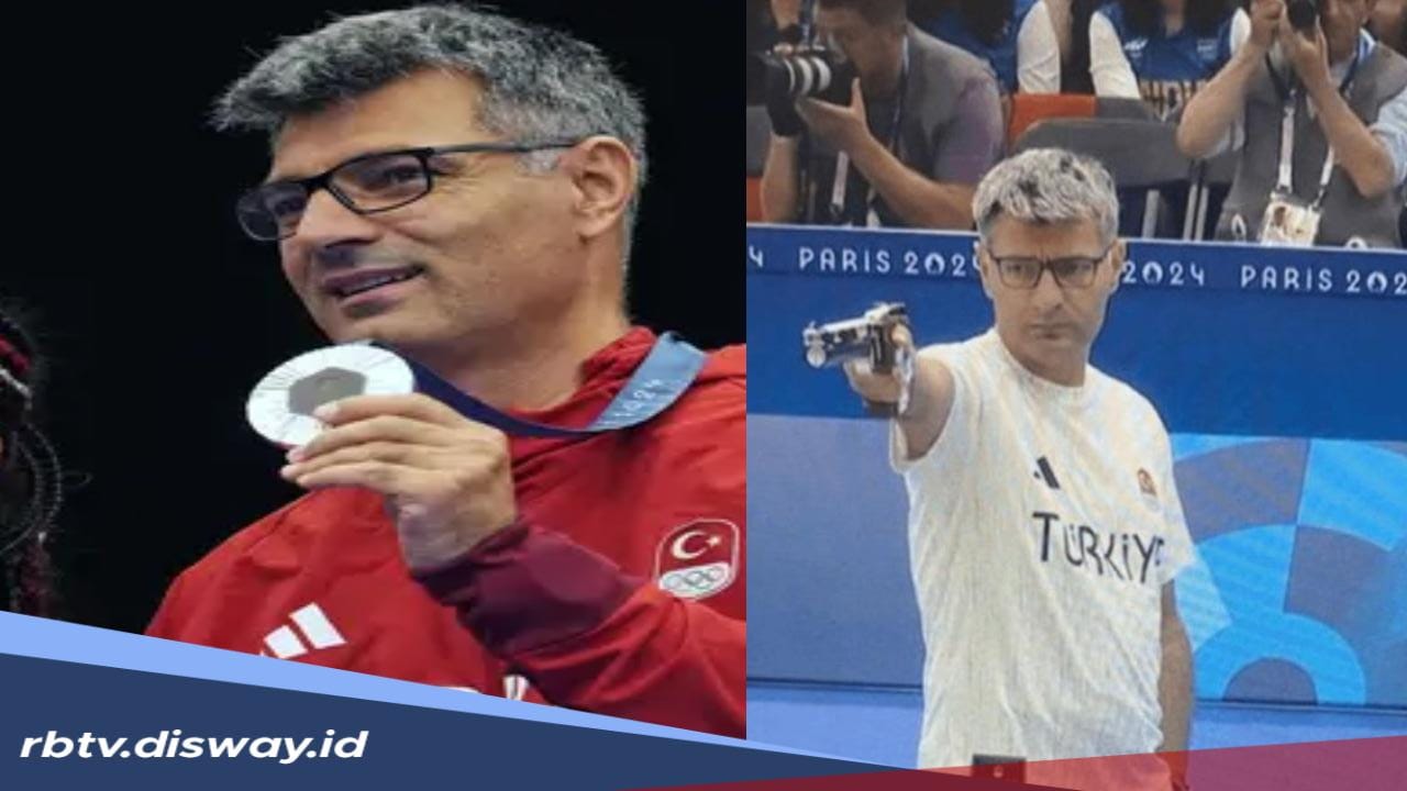 Atlet Penembak Turki Jadi Sensasi di Olimpiade Paris 2024, Santai tapi Raih Medali Perak 