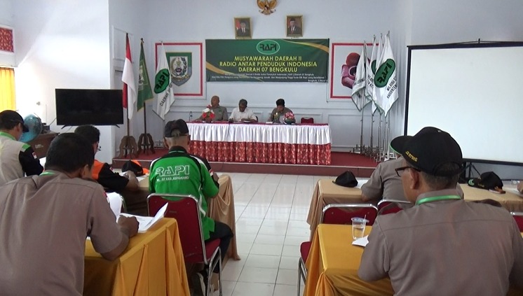 Musda RAPI Daerah 07, Kadis Kominfotik Provinsi Pimpin RAPI Bengkulu 