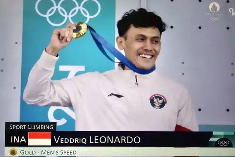 Jalan Pertandingan Veddriq Leonardo, Berhasil Raih Medali Emas di Cabor Panjat Tebing Olimpiade Paris 2024