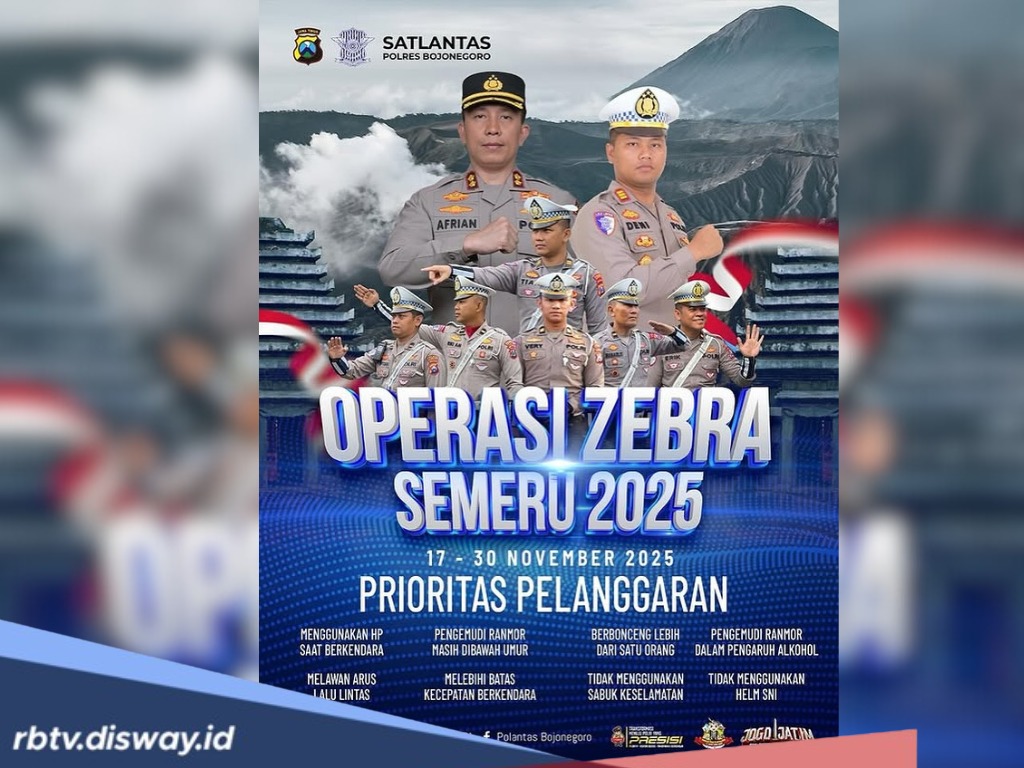 Biar Nggak Kepentok Razia! Catat Titik Operasi Zebra Semeru Jatim 2025 dan Lengkapi Surat Kendaraanmu Sebelum 