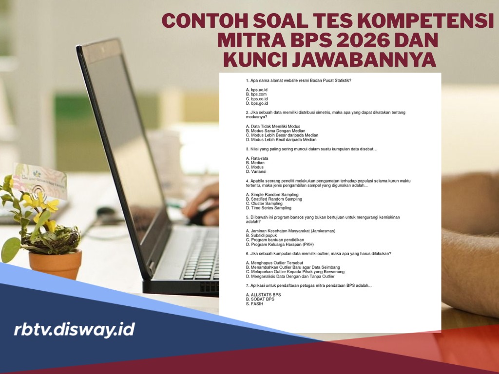 Pendaftaran Mitra Statistik BPS Ditutup! Peserta Lolos Administrasi Bersiap Tes Tertulis, Ini Contoh Soalnya