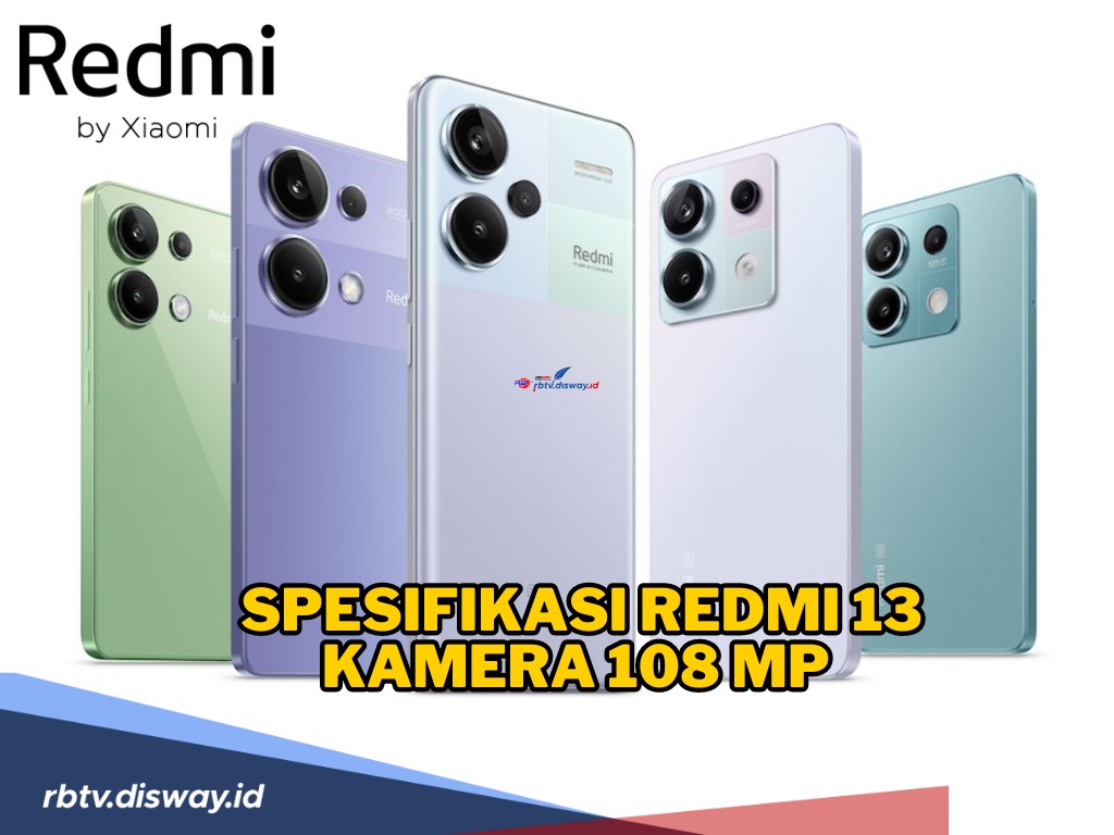 Review Spesifikasi Redmi 13 Kamera 108 MP yang Baru Rilis, Usung Fitur Kamera Berkualitas, Harga Rp2 Jutaan